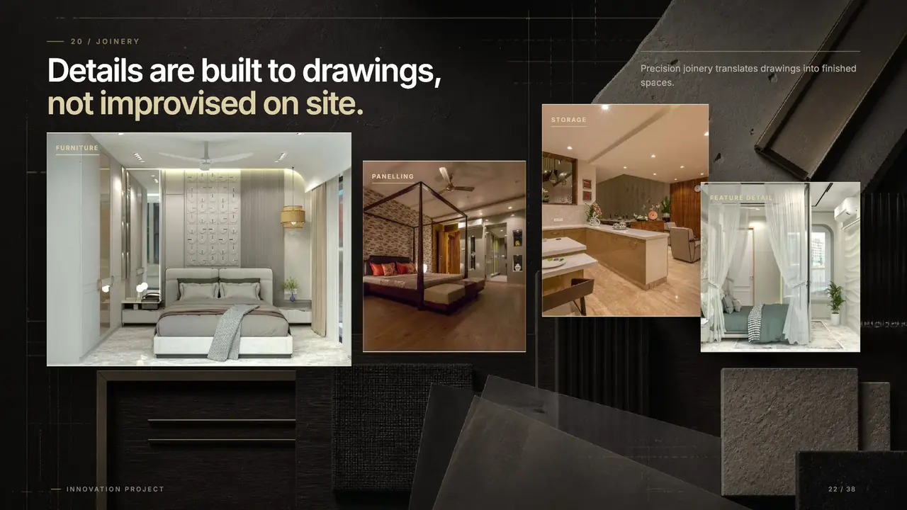 Innovation Project Interiors portfolio, page 22